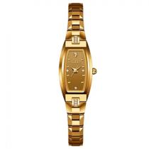 Relógio De Ponto Feminino Dourado Dourado Vintage