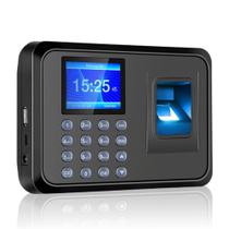 Relogio de Ponto Marcador Biometrico FingerprintTimeClockSuportaate1000 RegistrosCom Impressao Digi
