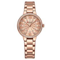 Relógio de prata feminino moda simples pulseira cerâmica banda quartzo -
