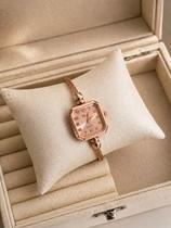 Relógio de pulseira Bracelete clássico atemporal quartz a prova dágua banhos:Rosé Gold Relógio de pulseira Bracelete clássico atemporal quartz a prova dágua banhos:Rosé Gold