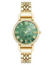 Relógio de pulseira feminino Anne Klein com mostrador verde 30M Water Resist Relógio de pulseira feminino Anne Klein com mostrador verde 30M Water Resist