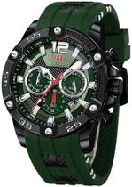 Relógio de pulso AIMES elegante pulseira de silicone impermeável para homens