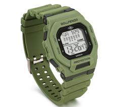 Relogio de Pulso Borracha Leve Unissex Verde Oliva Unissex
