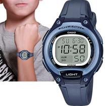 Relógio De Pulso Casio Digital Infantil Esportivo Prova Dágua Rosa Azul Cinza e Preto