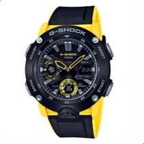 Relógio de Pulso Casio G-Shock Masculino Anadigi Amarelo GA-2000-1A9DR