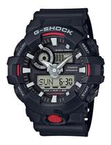 Relógio de Pulso Casio G-Shock Masculino Anadigi Preto Esportivo Redondo Original GA-700-1ADR