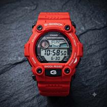 Relógio de Pulso Casio G-Shock Masculino Digital Redondo Prova Dágua 20ATM Hora Mundial Tábua de Marés Esportivo G-7900A-4DR Relógio de Pulso Casio G-Shock Masculino Digital Redondo Prova Dágua 20ATM Hora Mundial Tábua de Marés Esportivo G-7900A-4DR