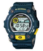Relógio de Pulso Casio G-Shock Masculino Digital Tábua de Marés Surf Prova dágua 200m Preto Azul Vermelho G-7900