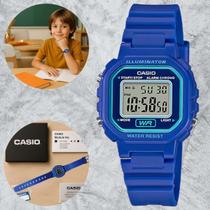 Relógio de Pulso Casio Infantil Digital Standard Azul Pequeno Alarme Luz Led Original LA-20WH-2ADF Relógio de Pulso Casio Infantil Digital Standard Azul Pequeno Alarme Luz Led Original LA-20WH-2ADF