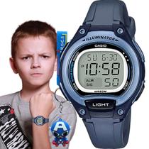 Relógio de Pulso Casio Infantil Prova Dagua Calendáro Alarme Cronomemtro Luz Led Digital Esportivo LW-203 Rosa Preto Azul Cinza + Brinde Relógio de Pulso Casio Infantil Prova Dagua Calendáro Alarme Cronomemtro Luz Led Digital Esportivo LW-203 Rosa Preto Azul Cinza + Brinde