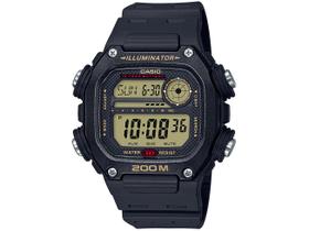 Relógio de Pulso Casio Masculino Digital Grande Hora mundial Prova Dágua 200 metros Preto DW-291H-9AVDF Relógio de Pulso Casio Masculino Digital Grande Hora mundial Prova Dágua 200 metros Preto DW-291H-9AVDF