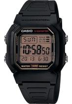 Relógio de Pulso Casio Masculino Digital Preto Casual Marca Original 100 Metros Luz Led Alarmes W-800HG-9AVDF