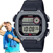 Relógio de Pulso Casio Masculino Digital Preto Prova Dágua 200 Metros Preto DW-291H-1AVDF