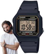 Relógio de Pulso Casio Masculino Digital Quadrado Prova Dagua 50 Metros Esportivo Preto W-217H-9AVDF Relógio de Pulso Casio Masculino Digital Quadrado Prova Dagua 50 Metros Esportivo Preto W-217H-9AVDF