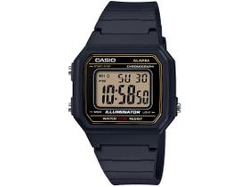 Relógio de Pulso Casio Masculino Digital Quadrado Prova Dagua 50 Metros Esportivo Preto W-217H-9AVDF Relógio de Pulso Casio Masculino Digital Quadrado Prova Dagua 50 Metros Esportivo Preto W-217H-9AVDF