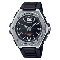 Relógio de Pulso Casio Masculino Standard Prata Redondo prova dágua 100 Metros MWA-100H-1AVDF