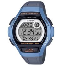 Relógio de Pulso Casio Unissex Digital Azul Esportivo Leve Cronômetro LWS-2000H-2AVDF