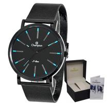 Relógio de Pulso Champion Slim Original Prova D'agua Homem