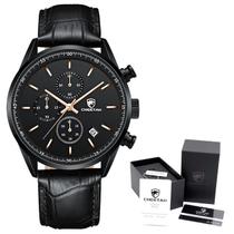 Relógio de pulso CHEETAH CH1607L masculino Couro à prova d água