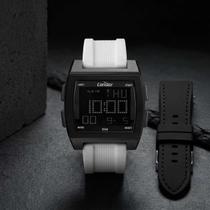 Relógio de Pulso Condor Masculino Digital Led Presente Troca Pulseira Silicone Preto Branco Esportivo Prova Dágua COBJ2649AK/T6P Relógio de Pulso Condor Masculino Digital Led Presente Troca Pulseira Silicone Preto Branco Esportivo Prova Dágua COBJ2649AK/T6P