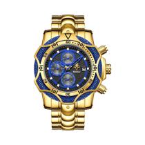 Relógio De Pulso De Quartzo Multifuncional De Luxo Marca Yalalusi Com Calendário E Exibição Do Dia Relógio De Pulso De Quartzo Multifuncional De Luxo Marca Yalalusi Com Calendário E Exibição Do Dia