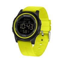 Relógio De Pulso Digital Esportivo Masculino De Luxo À Prova D'água Com Cronógrafo, Cronômetro,