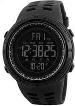 Relógio de Pulso Digital KAK Masculino Militar Esportes Data Hora Alarme Cronômetro cor: Preto