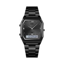 Relógio de Pulso Digital Unissex Skmei - 5 Bar à Prova d'Água, Cronógrafo e Aço Inoxidável