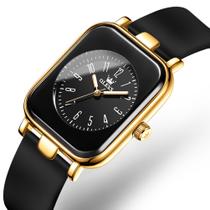Relógio De Pulso Dourado Feminino Casual Luxo Analógico Relógio De Pulso Dourado Feminino Casual Luxo Analógico