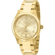 Relógio de Pulso Dourado Pequeno Feminino Technos Luxo Prova d'Água Boutique 2035MFTS/4X
