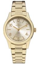 Relógio de Pulso Dourado Pequeno Feminino Technos Luxo Prova d'Água Boutique 2035MFTS/4X