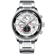 Relógio de pulso esportivo masculino com pulseira de aço inoxidável luminoso Relógio de pulso esportivo masculino com pulseira de aço inoxidável luminoso