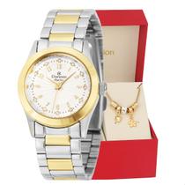 Relógio de Pulso Feminino Champion Bicolor Mini CF24000S + Pulseira Berloques Relógio de Pulso Feminino Champion Bicolor Mini CF24000S + Pulseira Berloques