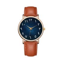 Relógio De Pulso Feminino Com Pulseira De Couro Van Gogh Noite Estrelada Relógio De Quartzo Presente