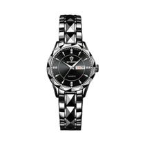 Relógio De Pulso Feminino De Luxo Com Pulseira De Aço Inoxidável BINBOND 5552 Movimento Japonês Com