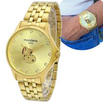 Relógio De Pulso Feminino Delicado Coração Mondaine Original