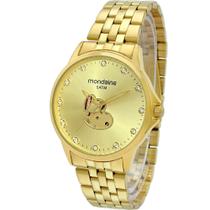 Relógio De Pulso Feminino Delicado Coração Mondaine Original