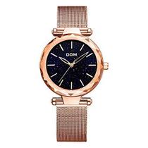 Relógio de Pulso Feminino DOM Elegante Céu Estrelado Casual À Prova D'Água Relógio de Pulso Feminino DOM Elegante Céu Estrelado Casual À Prova D'Água