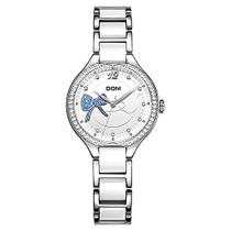 Relógio de Pulso Feminino DOM Laço Relógio Elegante Estilo Casual À Prova D'Água