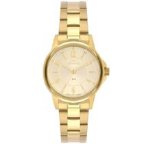 Relógio De Pulso Feminino Dourado Technos Redondo Boutique Analógico Clássico 2035MTP/1X