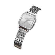 Relógio De Pulso Feminino Fashion Square Quartz Simples 1 2 3 4 6 Peças Sem Caixa