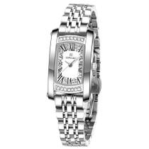 Relógio de Pulso Feminino Movimento Quartzo Aço inoxidável Impermeável