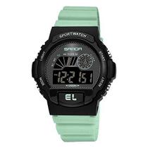 Relógio de Pulso Feminino Sanda Esportivos Modernos Multifuncionais Visor Led Relogio para uso ao Ar livre 6004 Relógio de Pulso Feminino Sanda Esportivos Modernos Multifuncionais Visor Led Relogio para uso ao Ar livre 6004