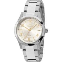 Relógio De Pulso Feminino Technos Boutique Prata Clássico Casual para Uso no dia dia 2035MFUS/3K