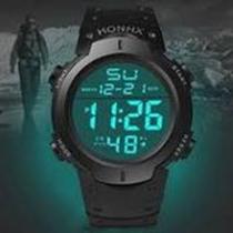 Relógio de Pulso HNH Masculino Militar Digital Esportes ao Ar Livre Data Hora Luminosa Cronômetro - rafashop