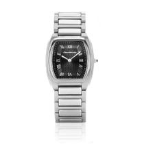 Relógio De Pulso Jean Vernier JV01594 Unissex Prata+Preto