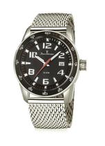 Relógio De Pulso Jean Vernier Masculino Aço Jv00065A