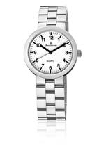 Relógio De Pulso Jean Vernier Pulseira Aço Masculino Jv03884