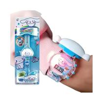 Relógio De Pulso Kawaii Com Pulseira De Silicone Anime Hello Kitty Kuromi Cinnamoroll My Melody,
