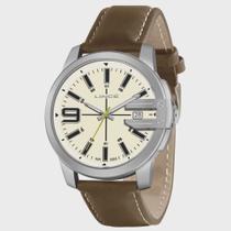 Relógio de Pulso Lince Masculino Aço Couro MRC4708L E2MX Relógio de Pulso Lince Masculino Aço Couro MRC4708L E2MX